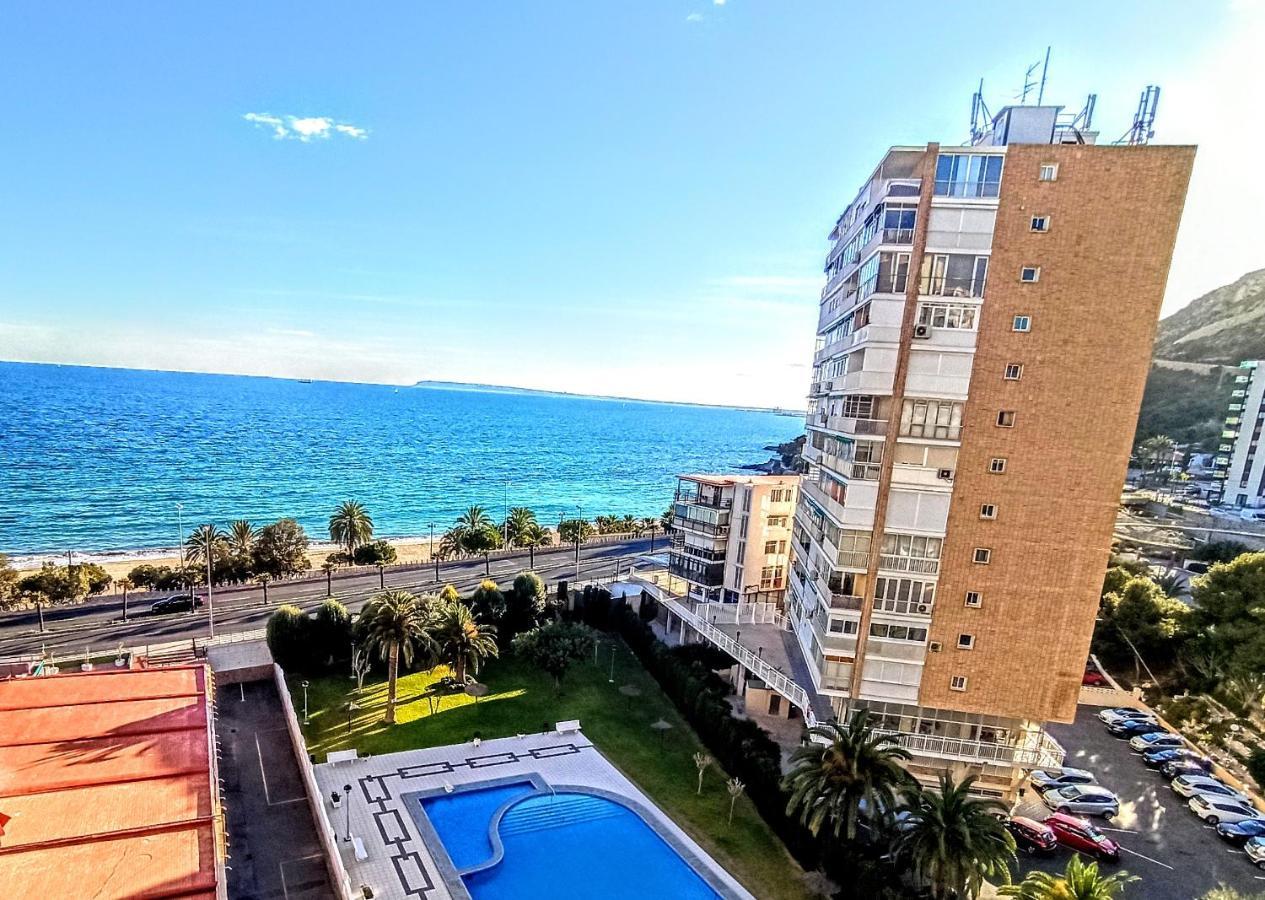 Apartamento En 1ª Linea Con Piscina Alicante Luaran gambar