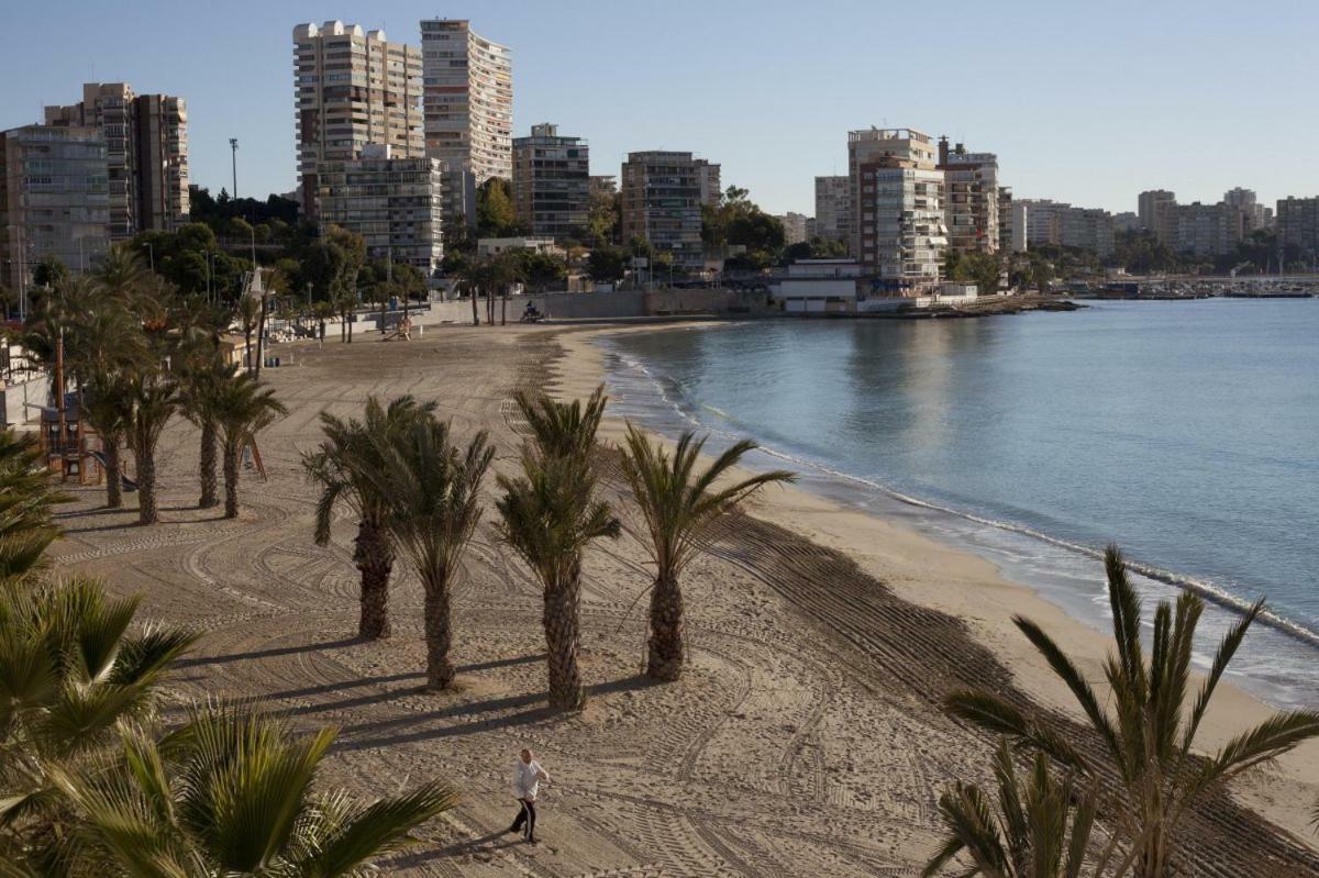Apartamento En 1ª Linea Con Piscina Alicante Luaran gambar