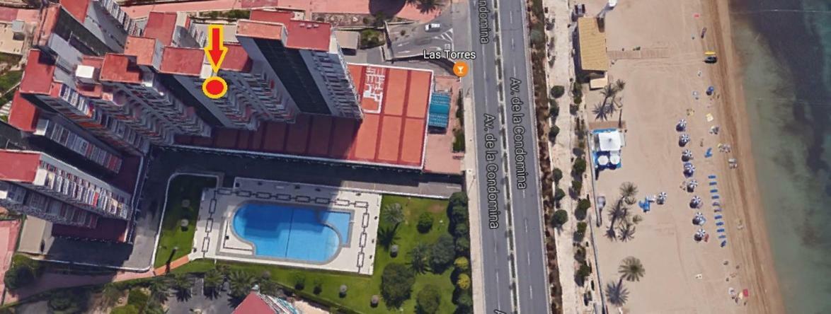 Apartamento En 1ª Linea Con Piscina Alicante Luaran gambar